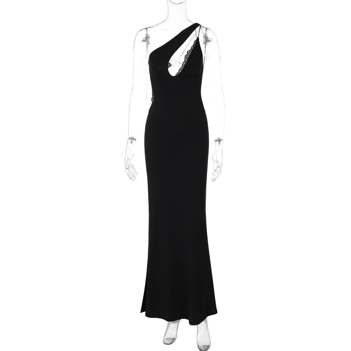 Bandage Backless Maxi Dress with Cut-Out Detail